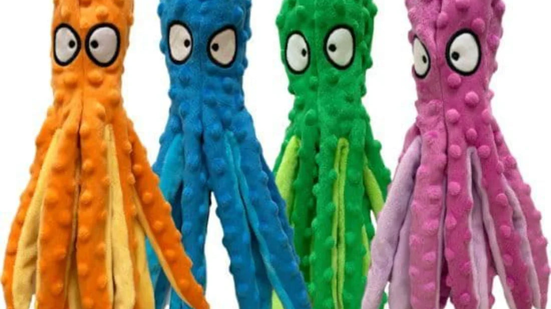 Octopus dog toys