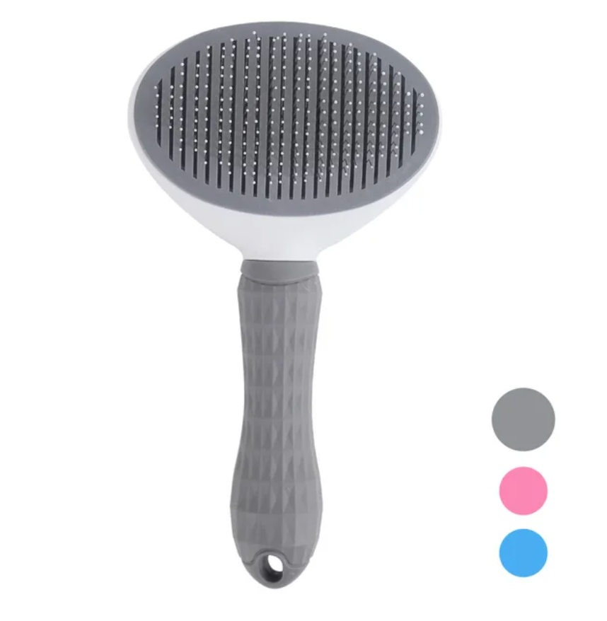 Grey Cat Self-Cleaning Brush HappinessPawsâą