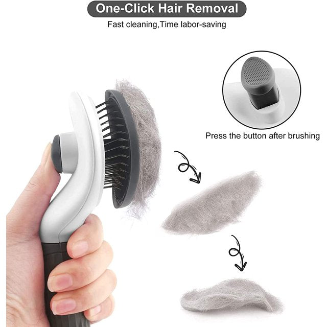 Treat your feline friend to a spa-like grooming experience with the Cat Self-Cleaning Brush by HappinessPawsâą