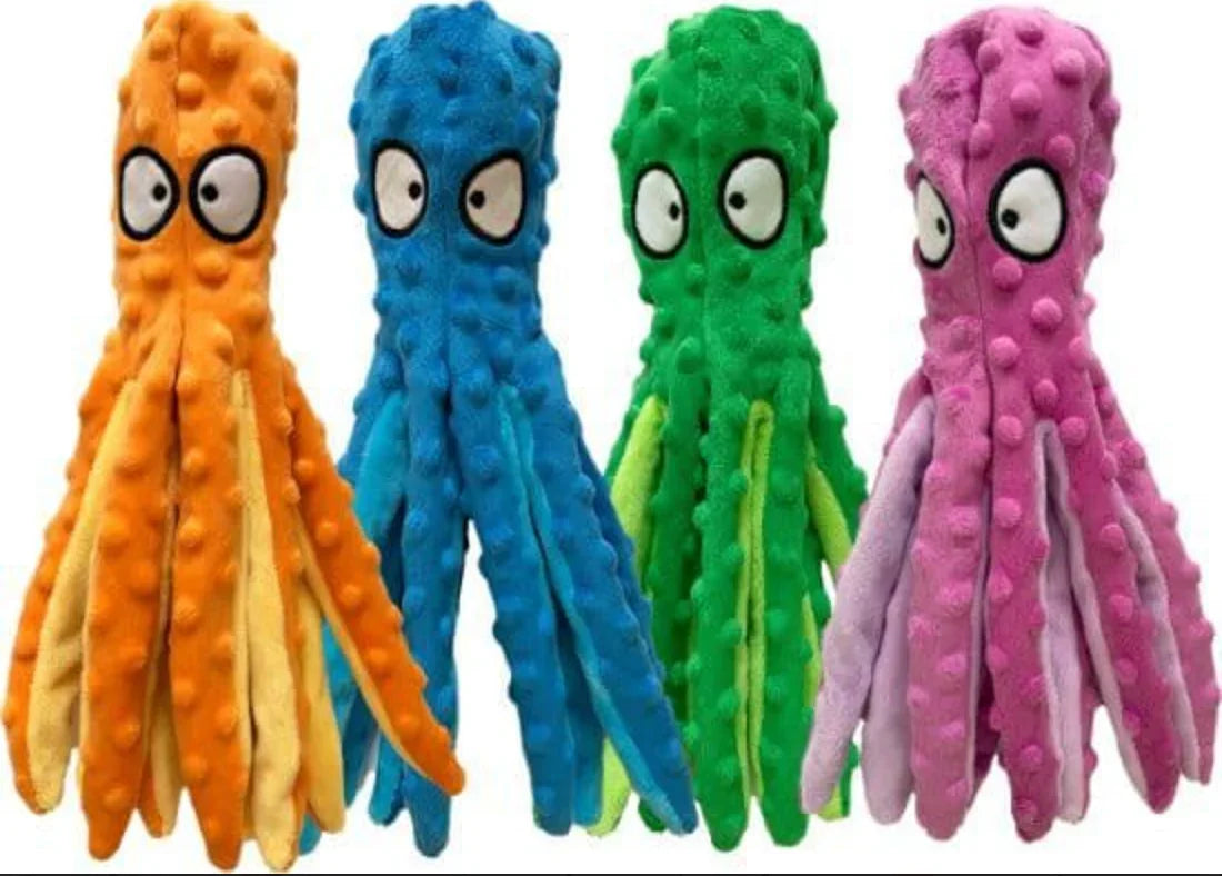 Octopus dog toys
