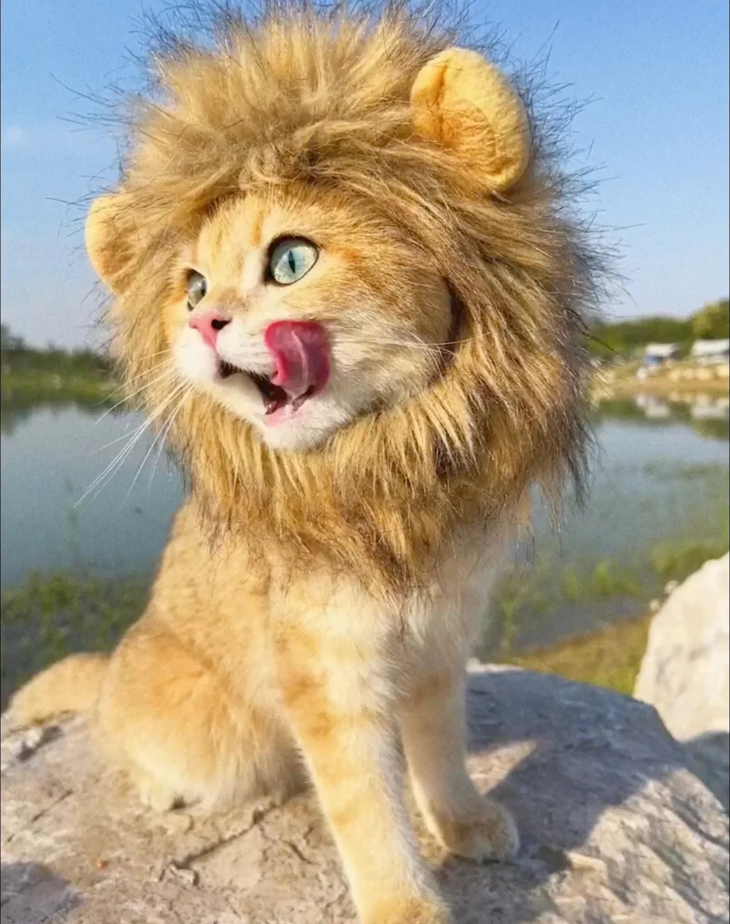 Cat Lion Costume: The Perfect Halloween Costume for Your Feline Friend! 🦁🐱