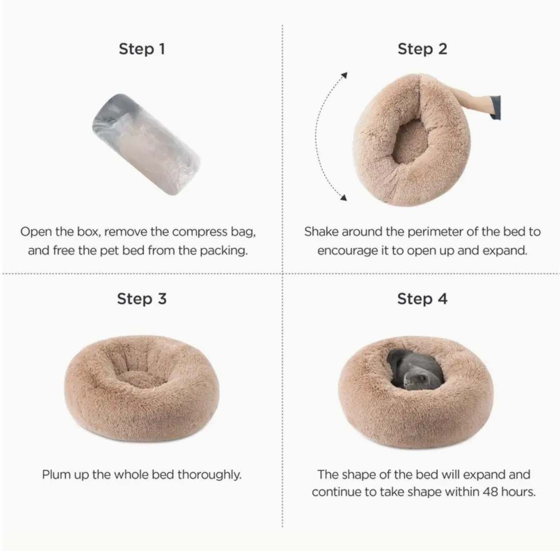 Donut bed HappinessPaws™ Details