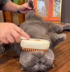 The 3 in 1 Water Cat Brush by HappinessPaws™ - ideal for grooming, hydrating, and relaxing your pet.