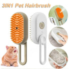 Overview of the 3-in-1 Pet Hairbrush by HappinessPaws for grooming and bathing