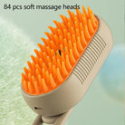 Close-up of the 3-in-1 Water Dog Brush with 84 soft massage heads by HappinessPaws