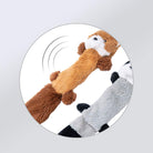 Squeaky Dog Toys by HappinessPaws™: A set of 3 charming plush toys to keep your dog happily occupied.