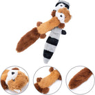 Animal-themed Squeaky Plush Toys: Enhance your dog's playtime with this delightful pack of three toys