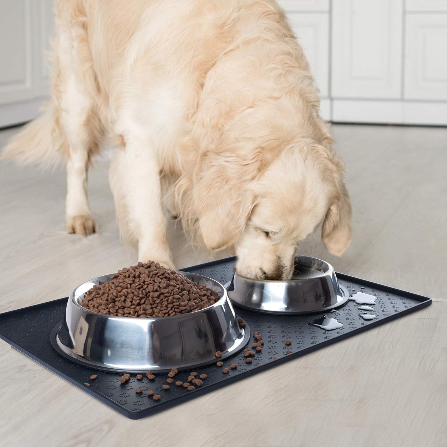 Pet food Mat "Mighty Monkey" HappinessPaws™