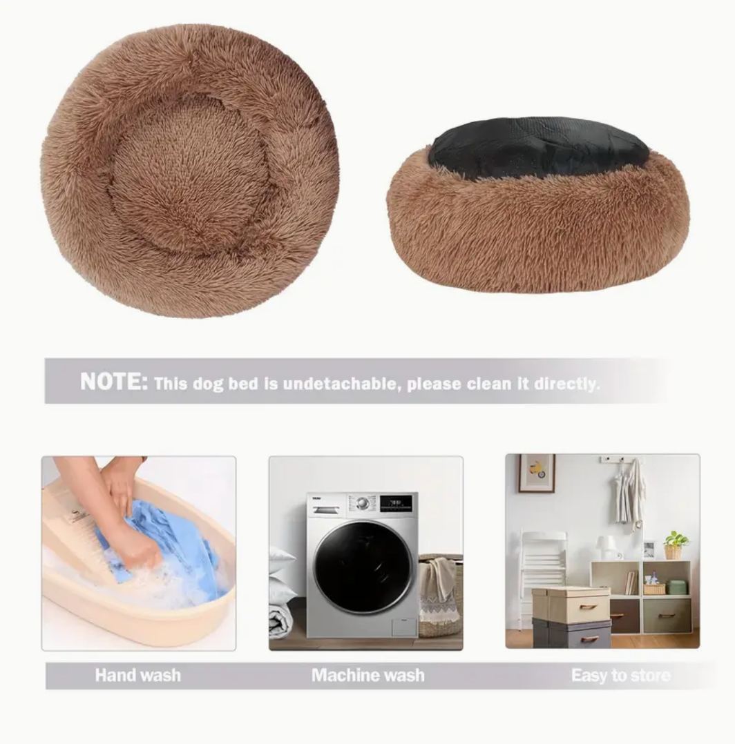 Donut bed HappinessPaws™ Caring advice