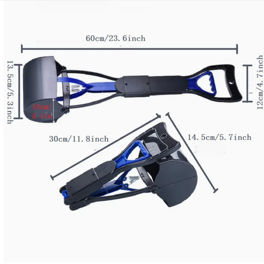 An essential tool for pet owners: the Dog Poop Scooper by HappinessPaws™, ensuring responsible waste management.