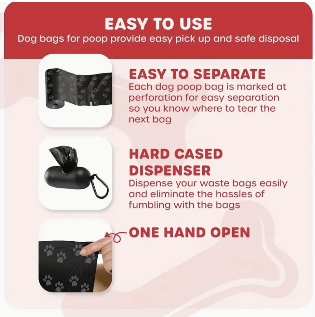 Use of dog poop bags