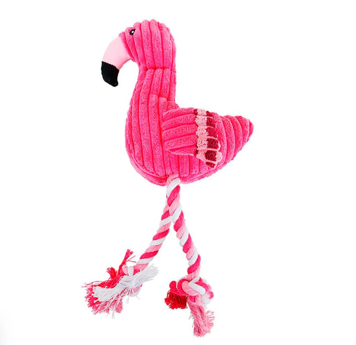 HappinessPaws™ Squeaky Flamingo Plush: A cute and cuddly toy that your dog will love to play with.