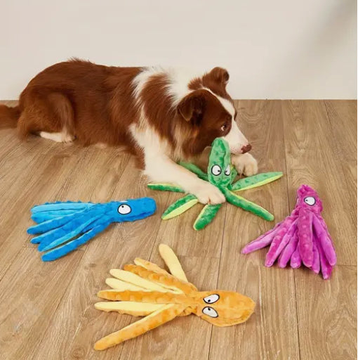 Octopus Indestructible & Squeaky HappinessPaws™ Dog toys