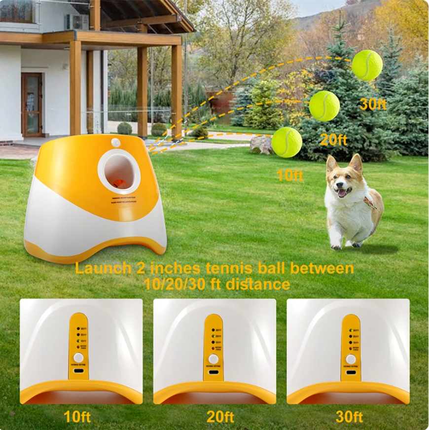 Tennis Ball Launcher Pro: Designed for long-distance throwing and endless fun with your furry friend.