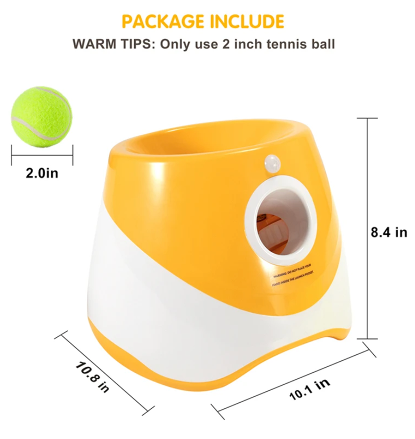 HappinessPaws™ Tennis Ball Launcher: Enhance playtime and bonding with your pet using this durable toy.