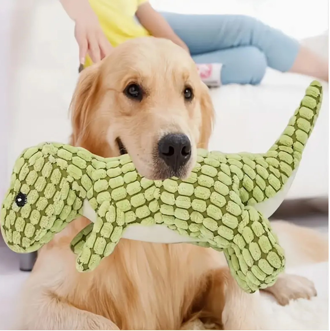 HappinessPaws™ Durable Dino Dog Toys: A reliable choice for pet owners seeking quality and durability.