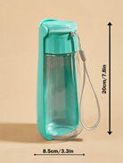 Outdoor Pet Water Bottle: Compact design ideal for hikes, walks, and travel.