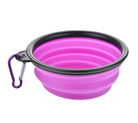 Purple Compact Collapsible Dog Bowl HappinessPaws™