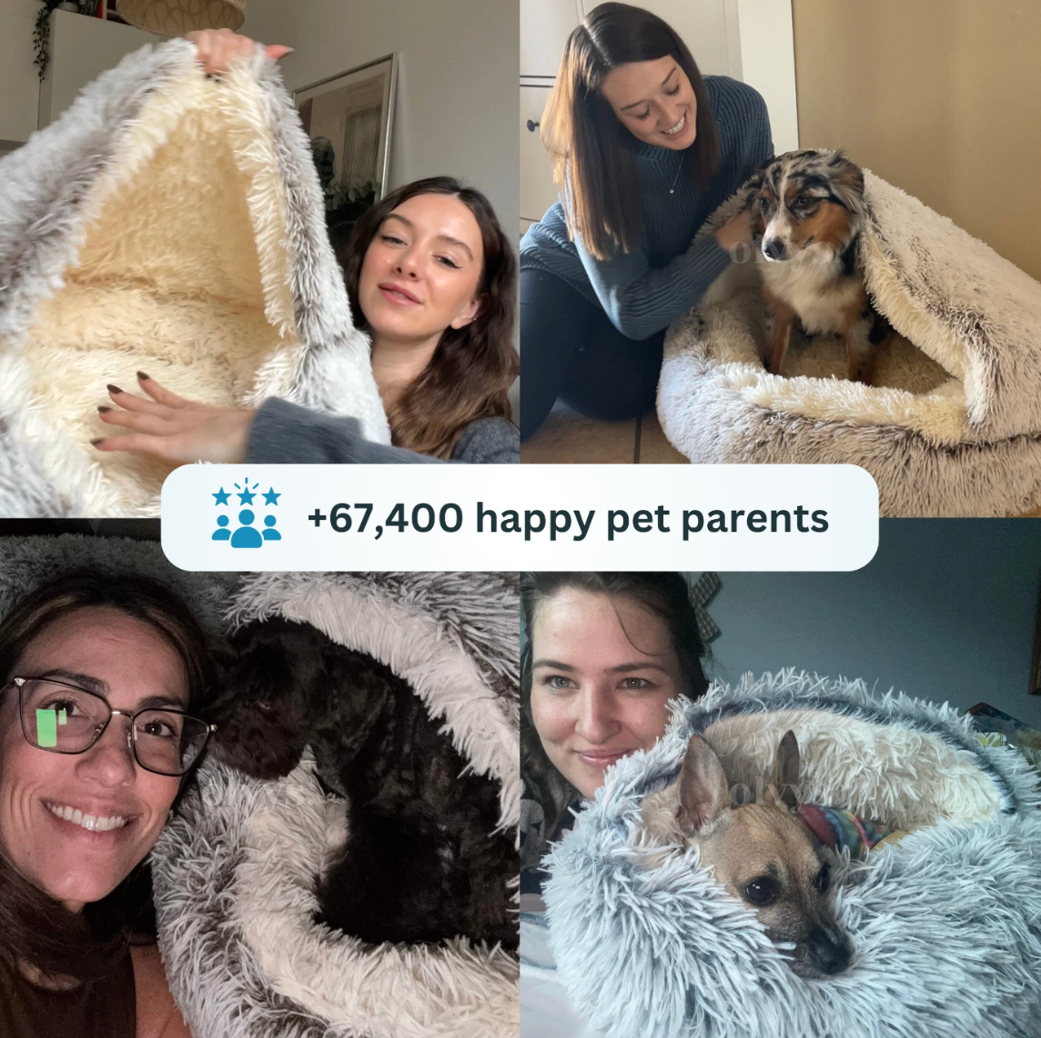 Cozy cocoon - pet bed HappinessPaws™