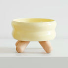 Yellow Gulo Ceramic Pet Bowl HappinessPaws™ Water 