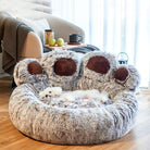 The Ash Soothing HappinessPaws Bed™, a tranquil resting place for your pet, featuring a sleek and modern design