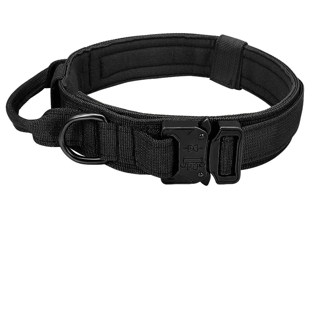 Tactical Collar for Police Dogs: Enhance training and operational effectiveness with this rugged accessory.