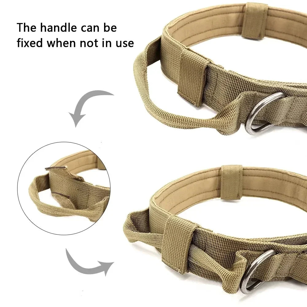 HappinessPaws™ Tactical Collar: Engineered for the rigors of law enforcement and service duties.