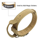 Durable Tactical Dog Collar: Designed to withstand heavy-duty use by police and service dogs.