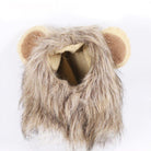 Detailed view of the HappinessPaws™ lion costume for cats, showing ear openings for comfort