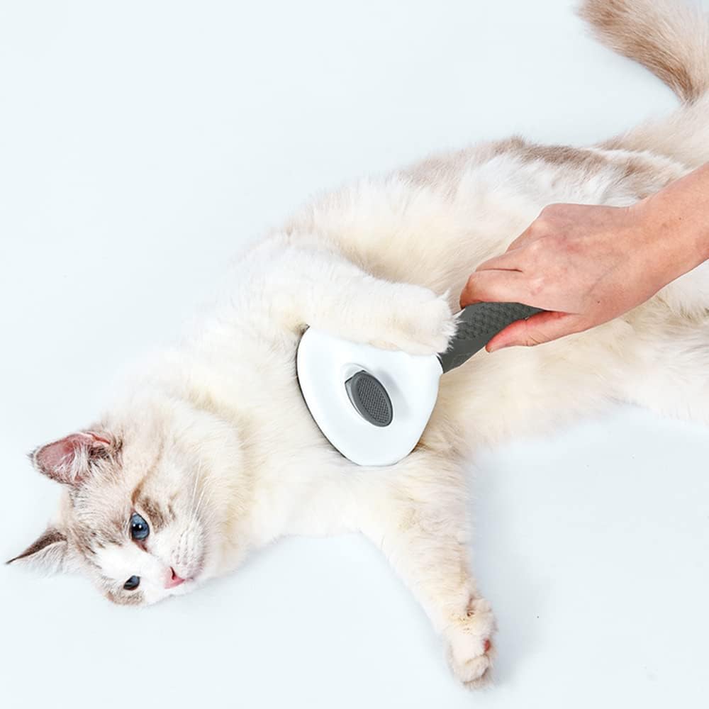 Say Goodbye to Tangles with the Cat Self-Cleaning Brush by HappinessPaws™