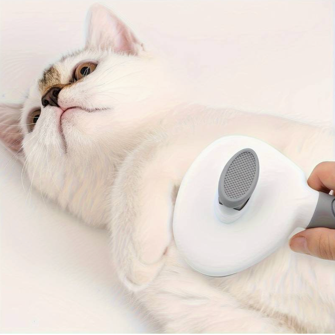 Experience Hassle-Free Grooming with the Cat Self-Cleaning Brush by HappinessPaws™