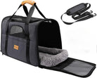 Spacious interior of the HappinessPaws™ Cat Carrier with soft cushion