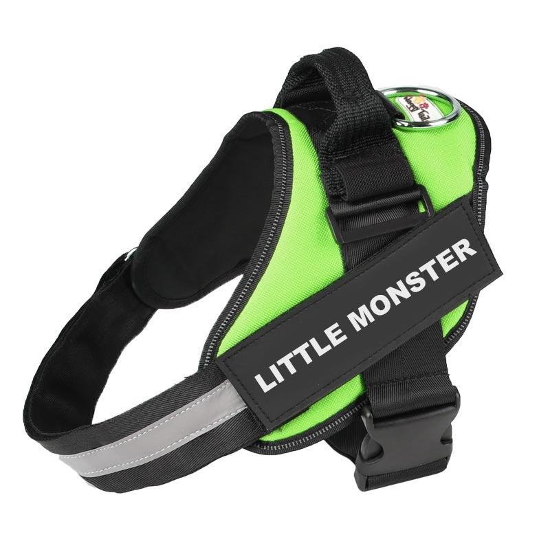 Personalised No Pull Dog Harness HappinessPaws™ - Green