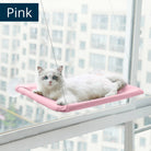 Pink Indoor Cat Hammock by HappinessPaws™ - Soft and Comfortable Nap Zone for Your Cat