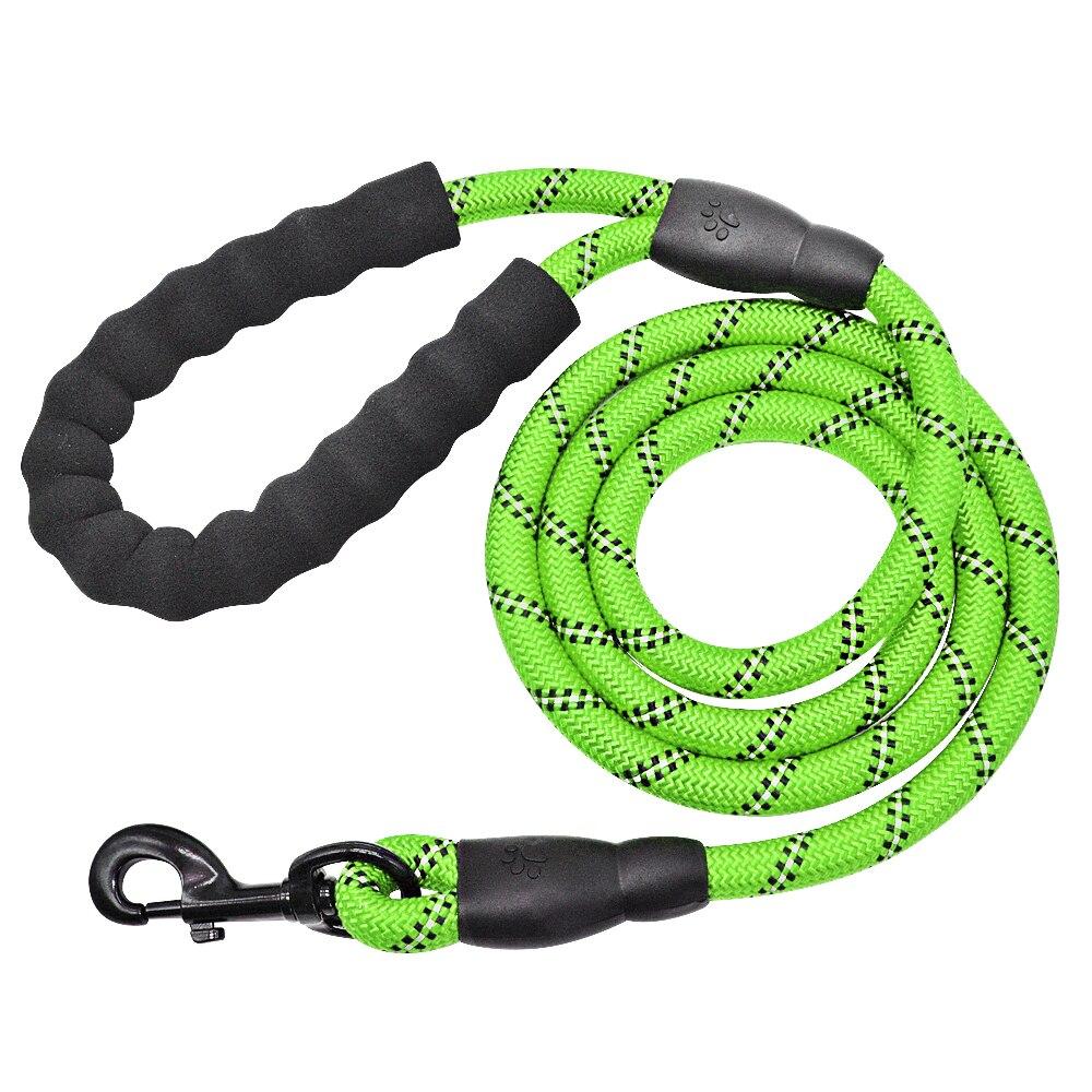 Green Strong Reflective Dog Leash HappinessPaws™