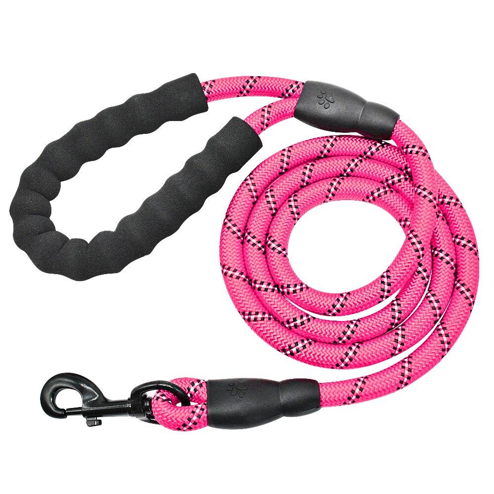 Pink Strong Reflective Dog Leash HappinessPaws™