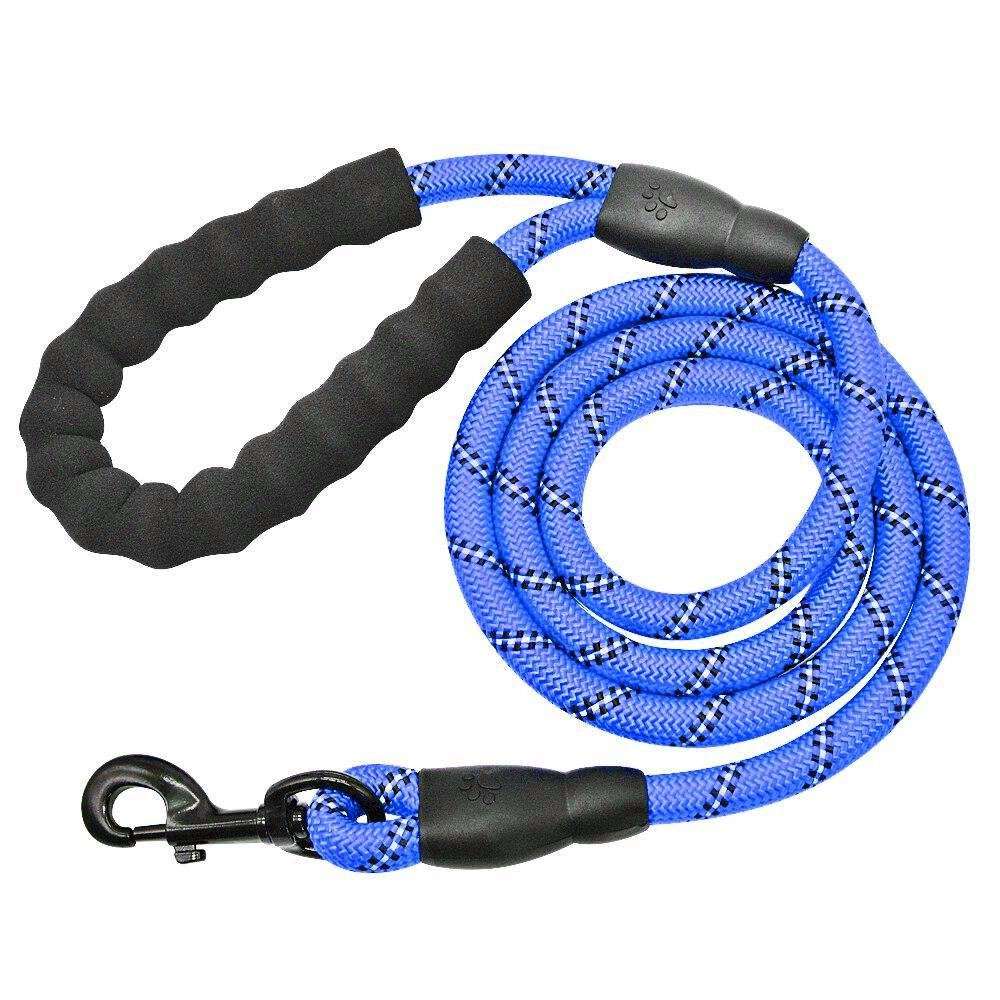 Blue Strong Reflective Dog Leash HappinessPaws™