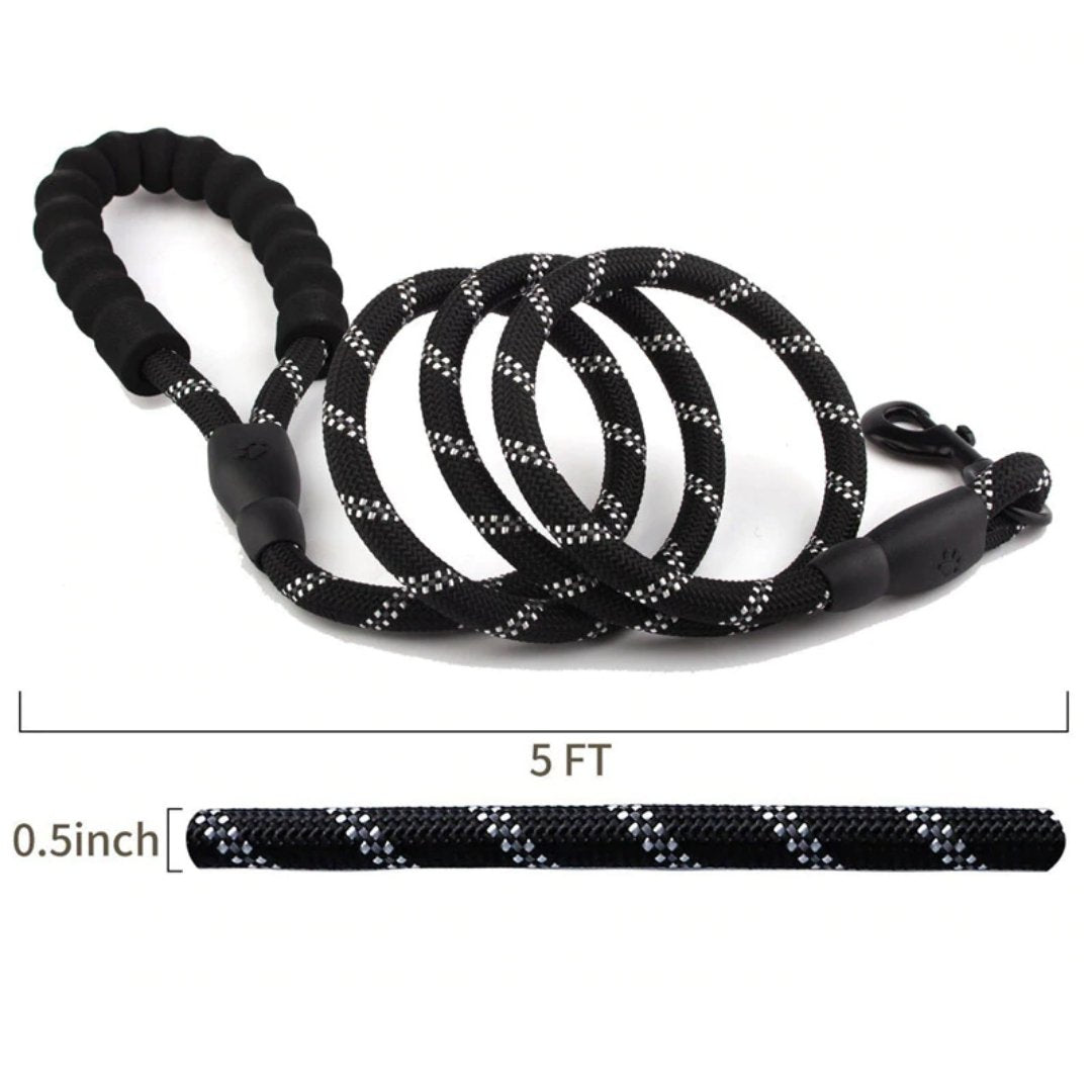 HappinessPaws™ Strong Reflective Lead: Stand out with this durable and safe leash.